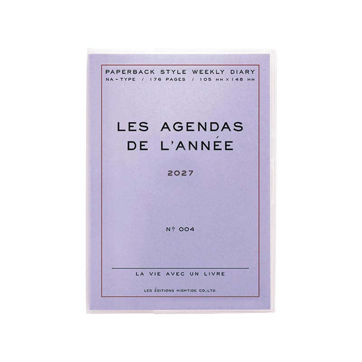 2027 A6 Block Poche Planner - Lavender