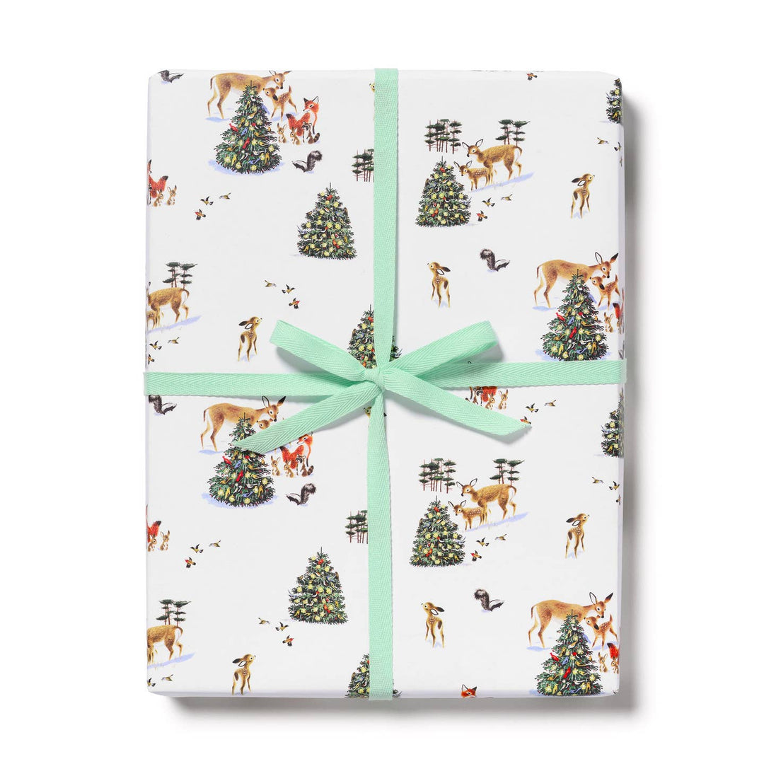 Forest Christmas Wrap Roll - 3 Sheets