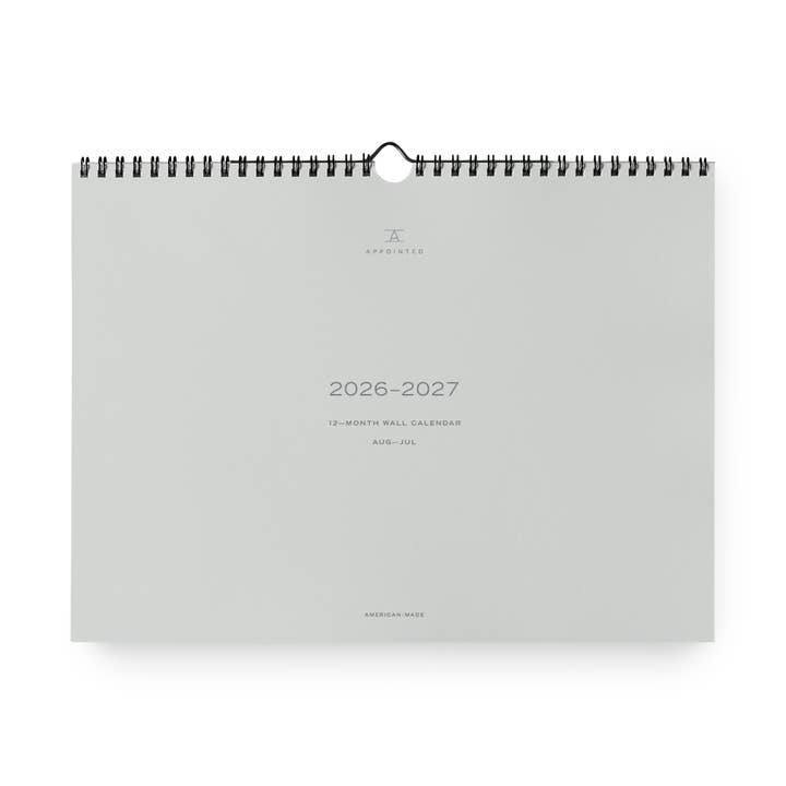 2026-2027 Appointed Studio Wall Calendar