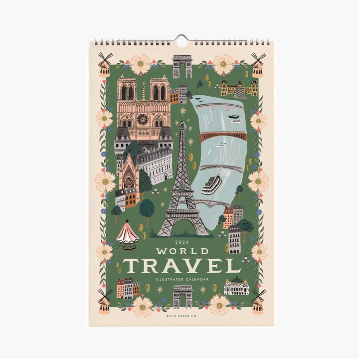 2026 World Travel Wall Calendar