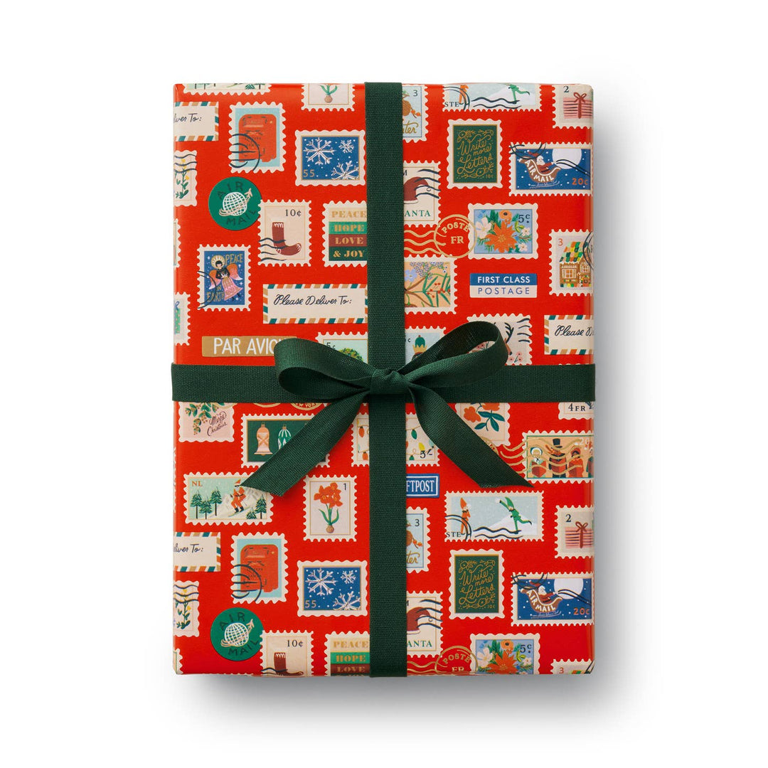 Holiday Stamps Continuous Wrap