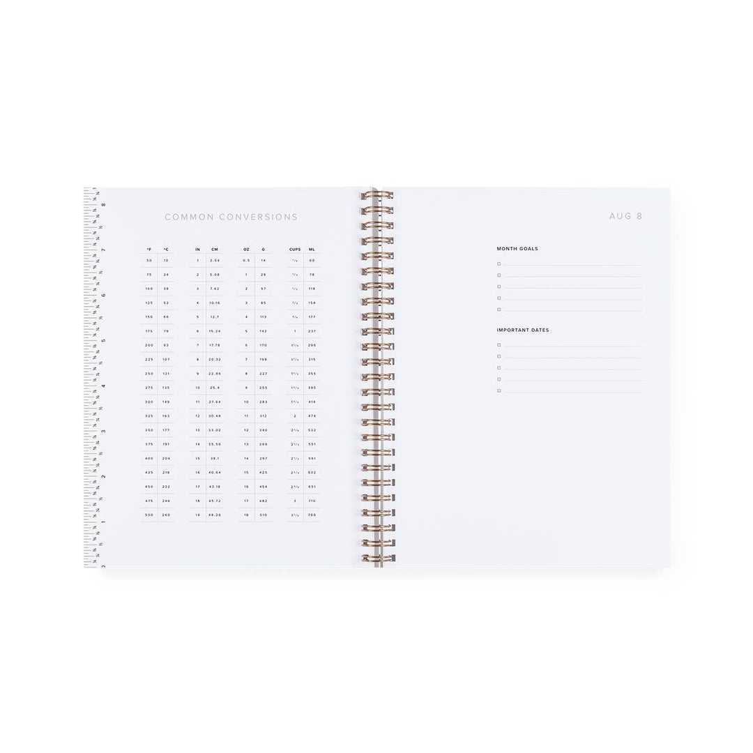 2026-2027 Weekly Notebook Planner - Blossom Pink