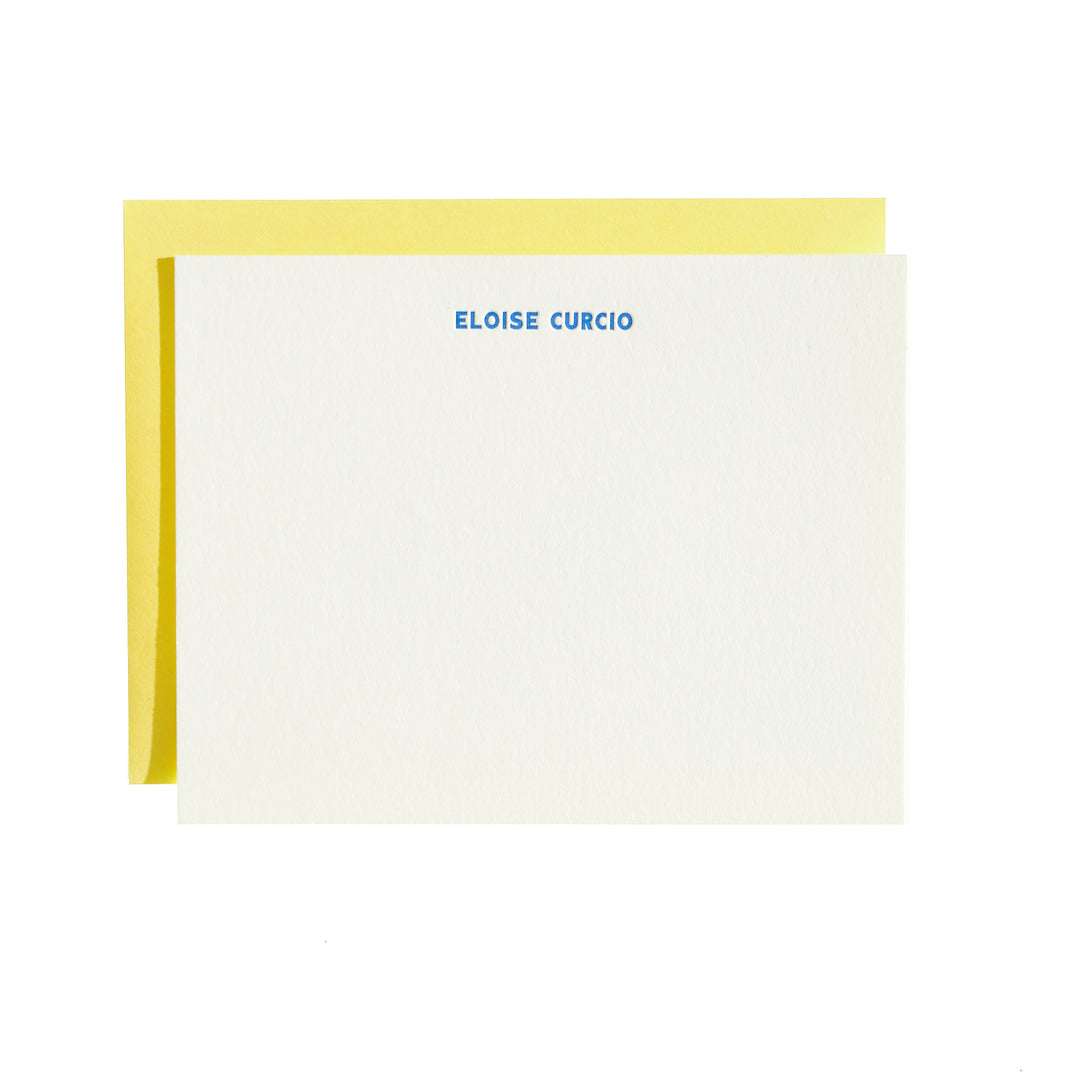 Custom Stationery Gift Certificate - Flat note + Envelope
