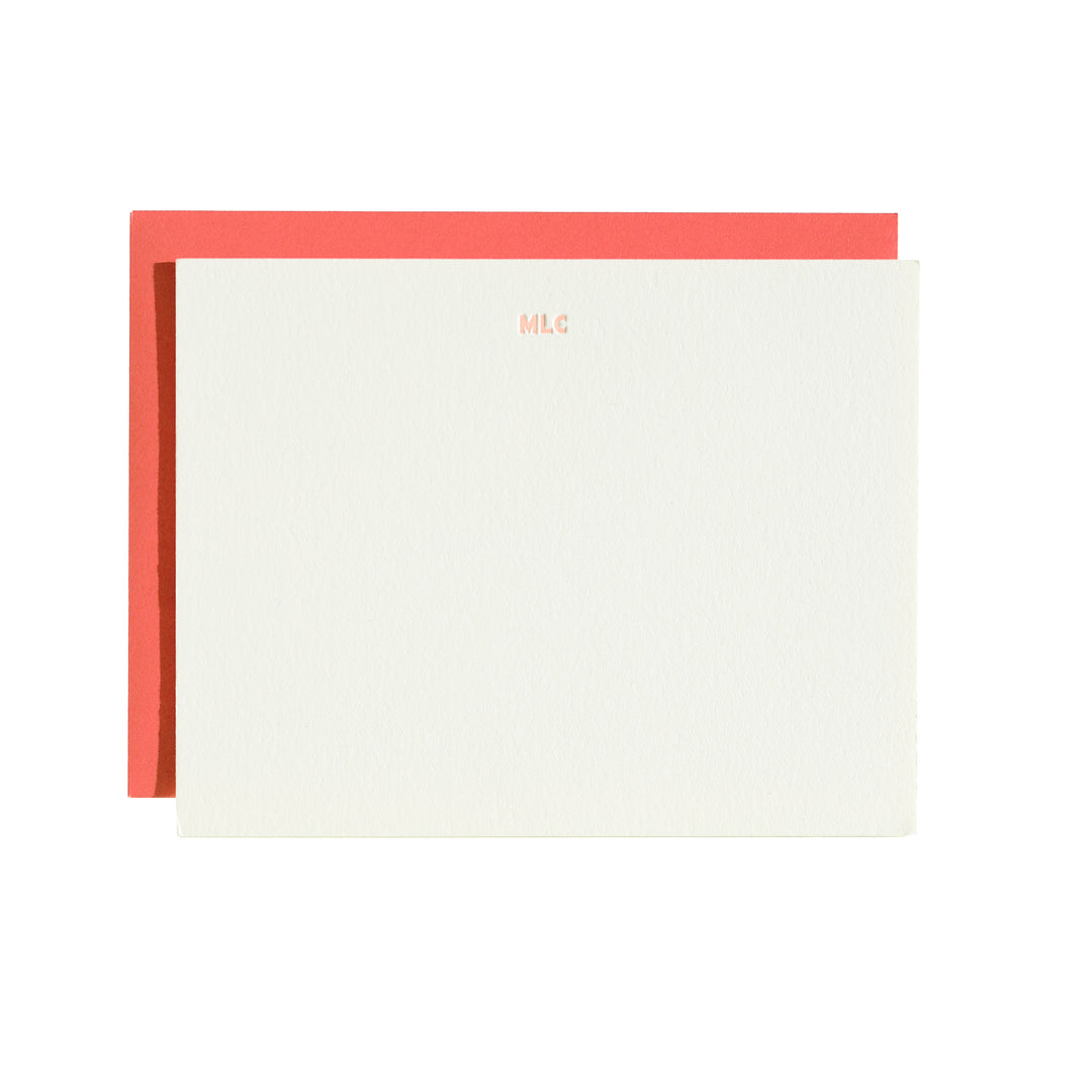 Custom Stationery Gift Certificate - Flat note + Envelope