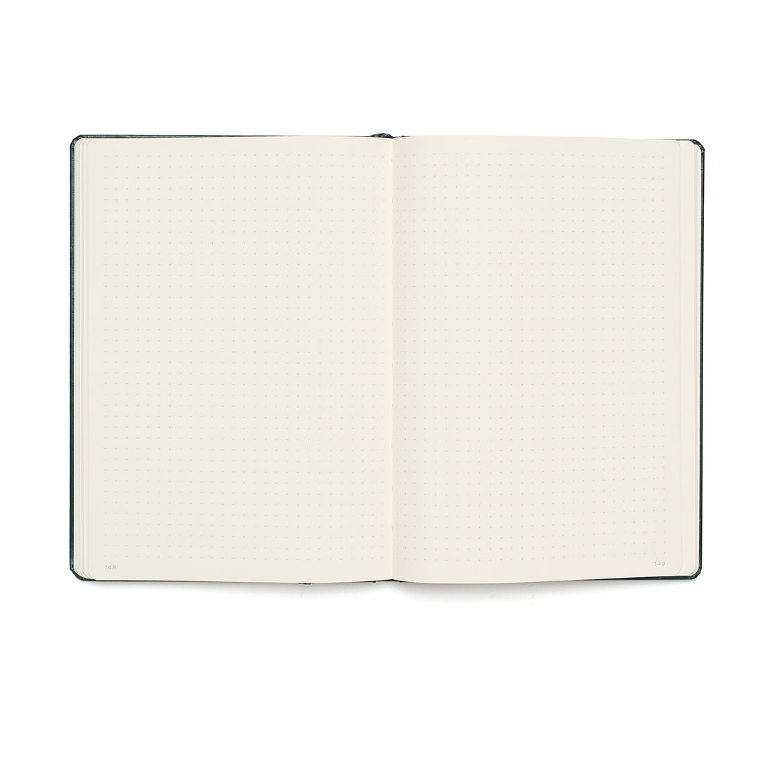 Lilac Hardcover A5 Medium Notebook - Dotted
