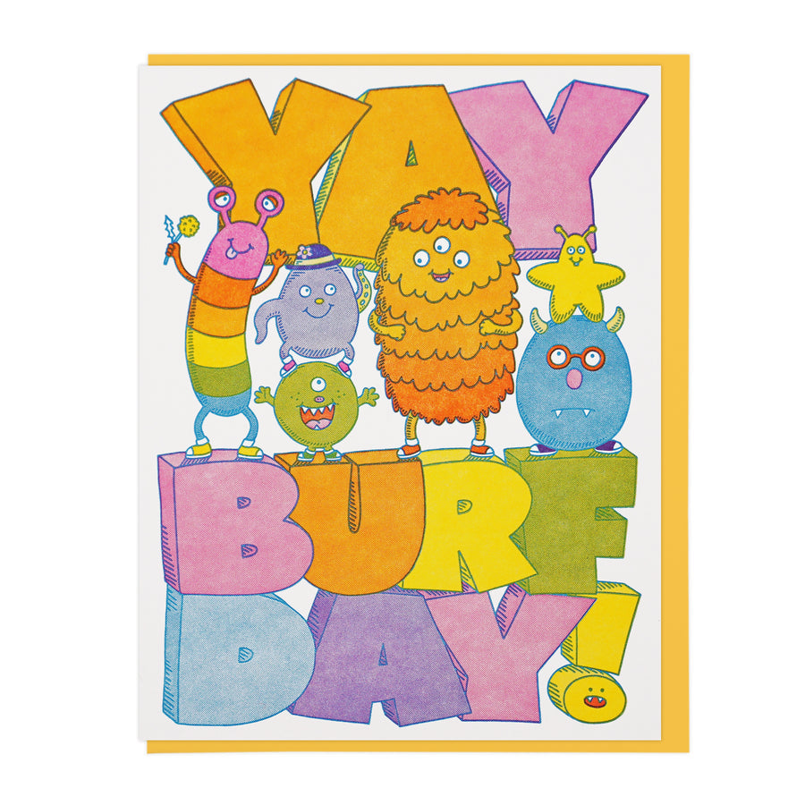 Yay Burfday Monsters
