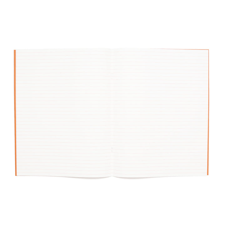 Heft Orange Notebook Lined - Large