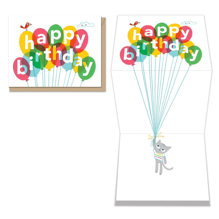 Birthday Balloon Kitty