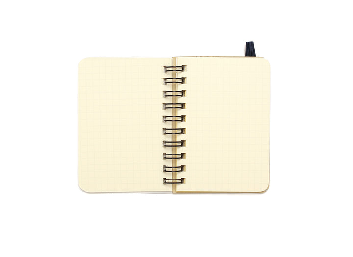 Rollbahn Mini Memo Notebook - Grid: Cream