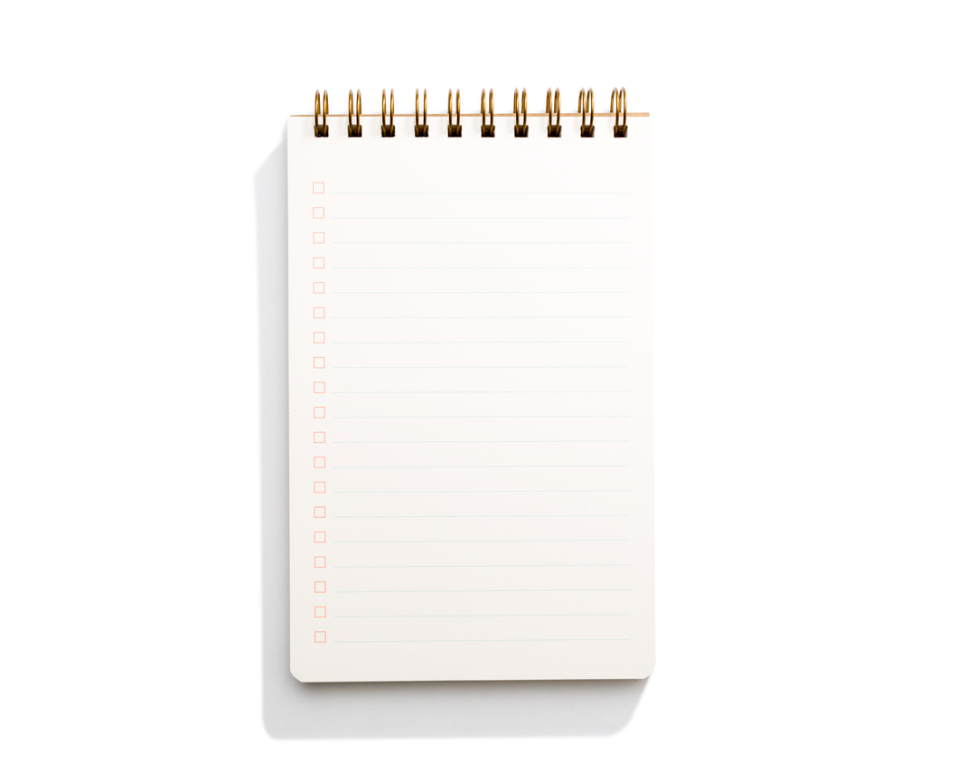Task Pad Notebook - Mini Floral Pink