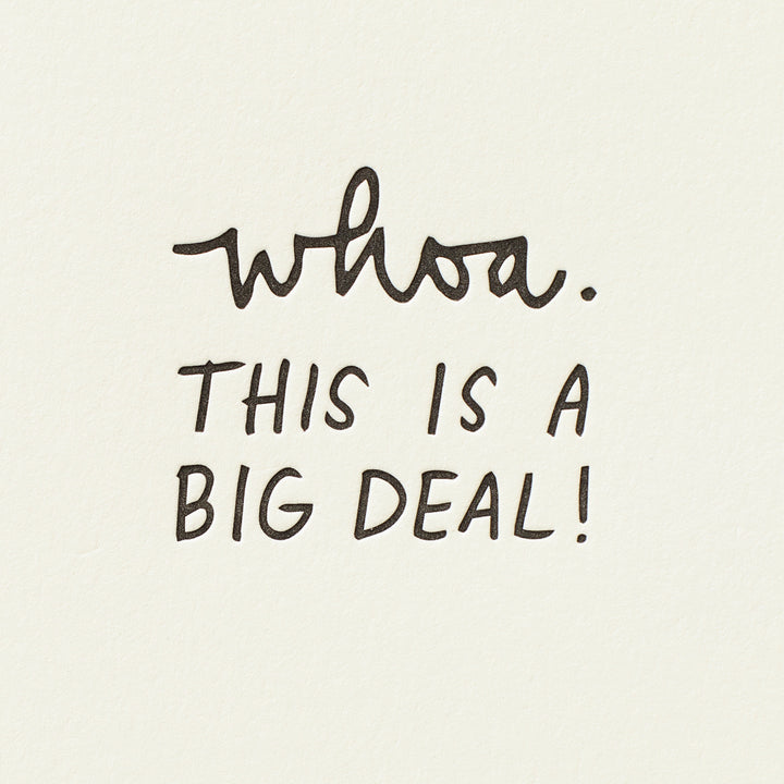 Whoa, This is a Big Deal!