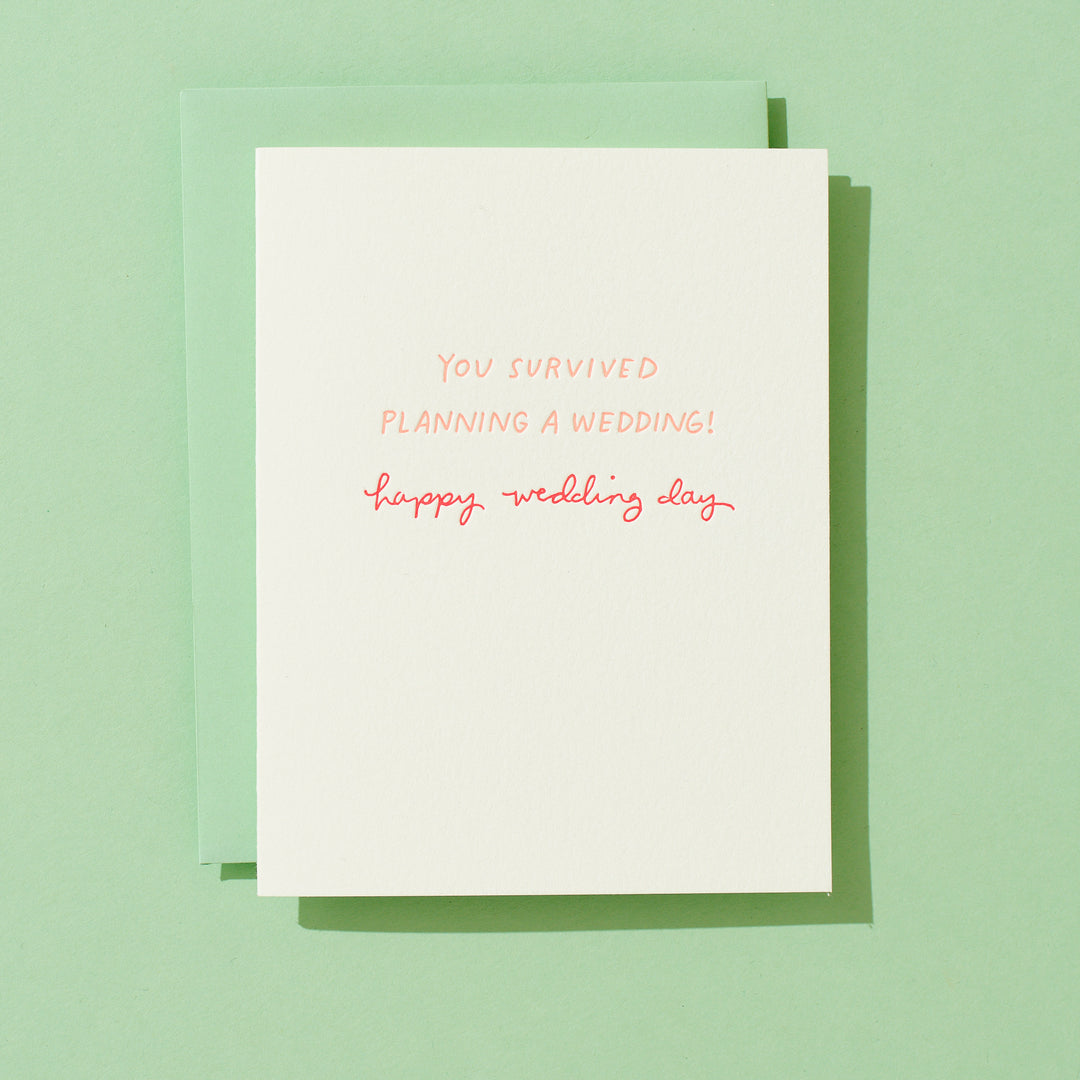 You Survived Planning a Wedding