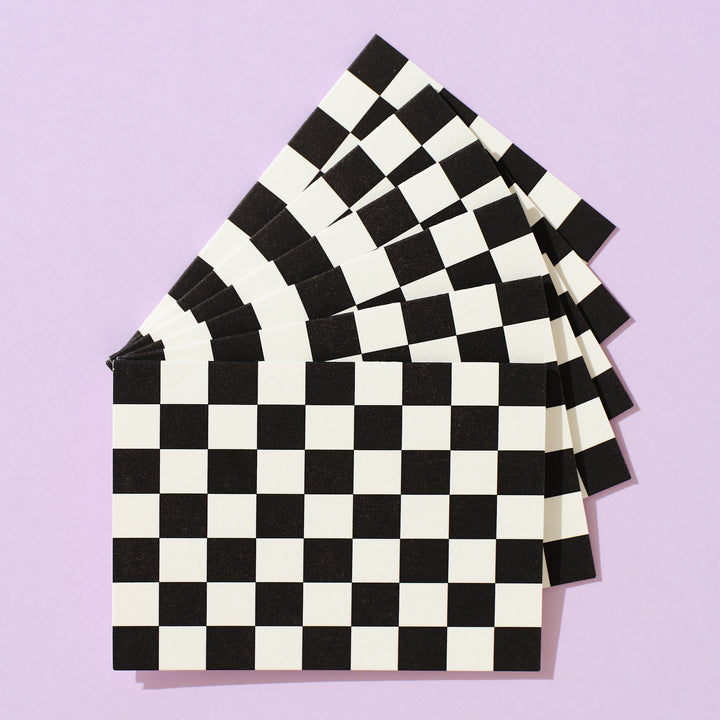 Checker Black Pattern Box Set