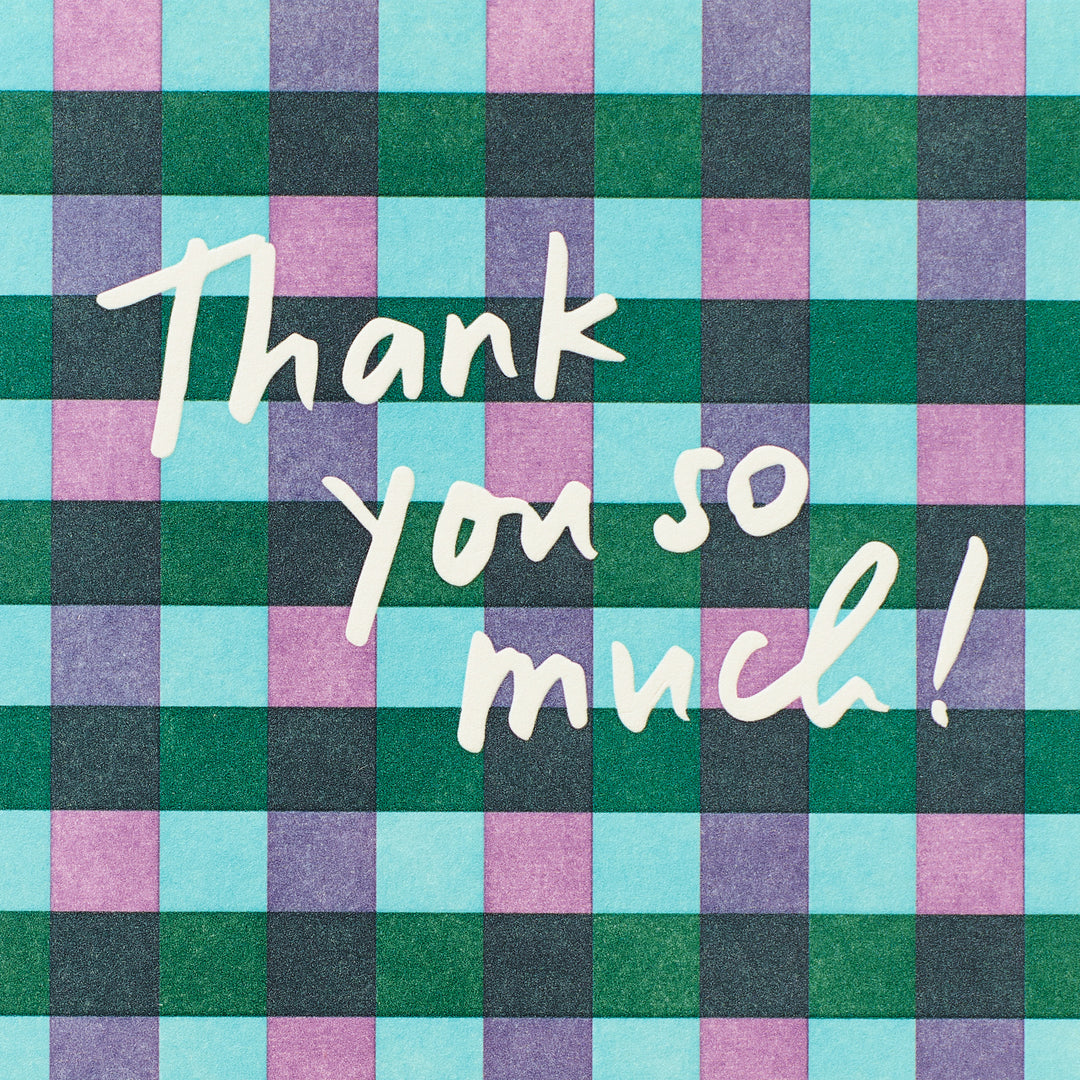 Plaid Thank You
