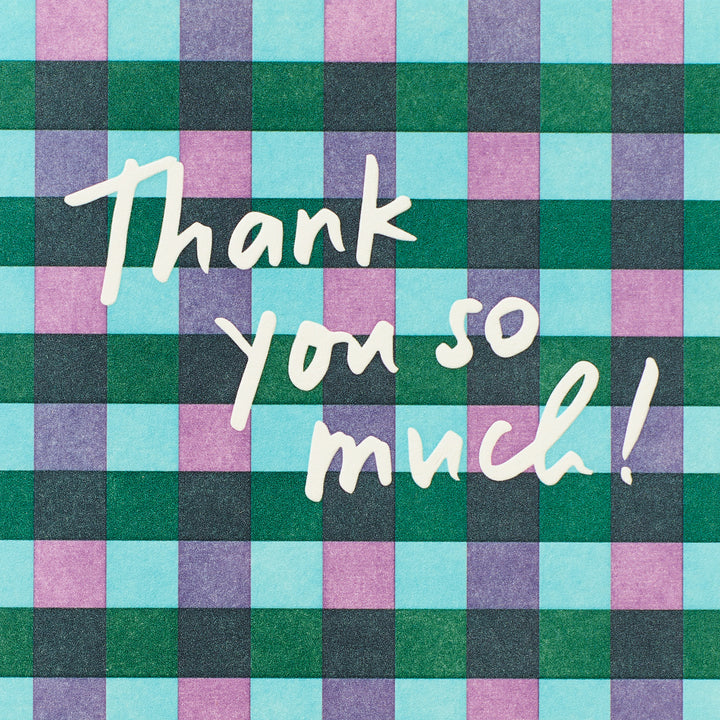 Plaid Thank You