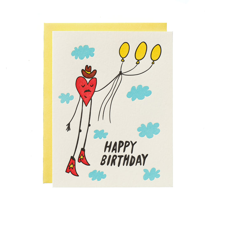 Cowboy Heart Balloon