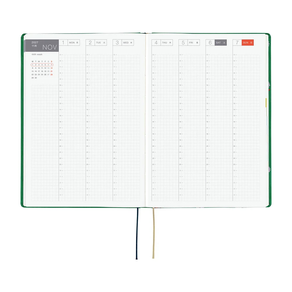 2027 Hobonichi Techo HON A5 - Bow & Tie: Sheep Sheep Sheep