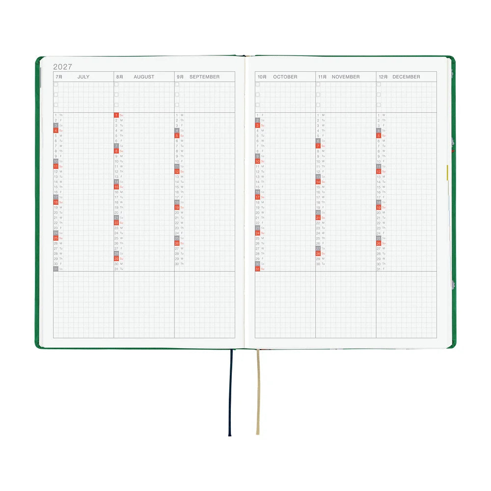 2027 Hobonichi Techo HON A5 - Bow & Tie: Sheep Sheep Sheep