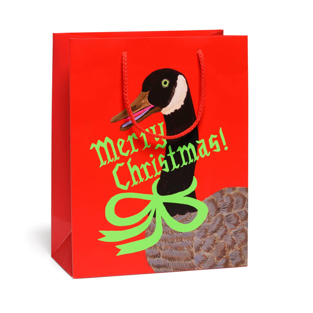 Christmas Goose Gift Bag - Large