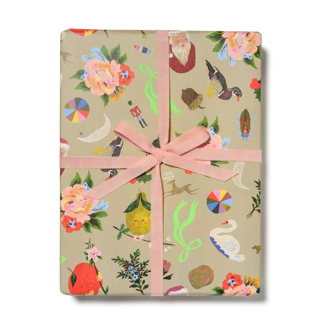 Merry Christmas To You Wrap Roll - 3 Sheets