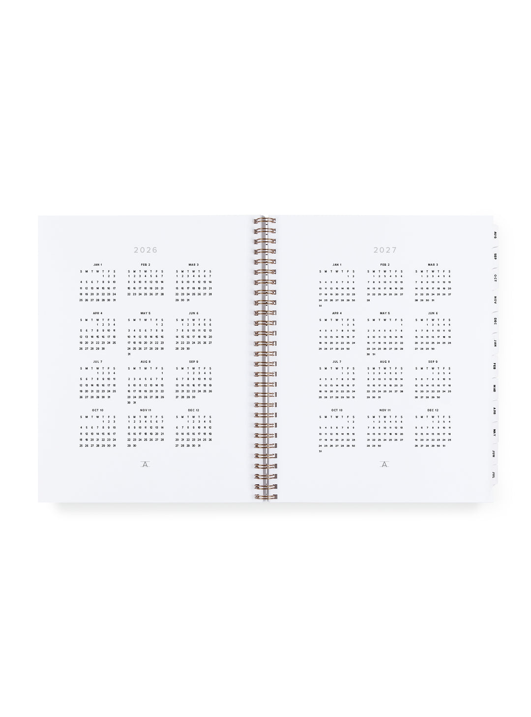 2026-2027 Academic Year Task Planner - Blossom Pink