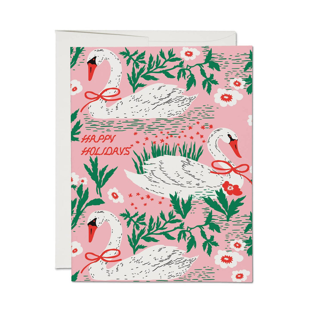 Holiday Swans