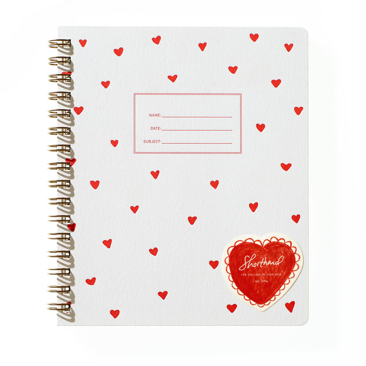 Standard Notebook - Red Hearts (Special Anniversary Edition)