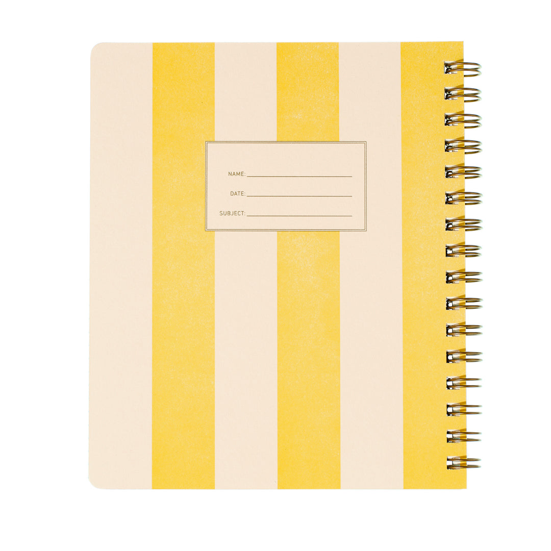 Lefty Standard Notebook - Yellow Stripe