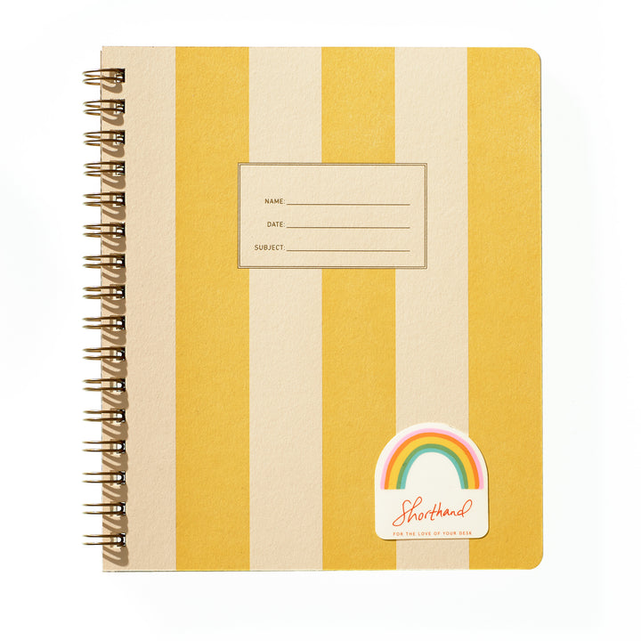 Standard Notebook - Yellow Stripe (Special Anniversary Edition)