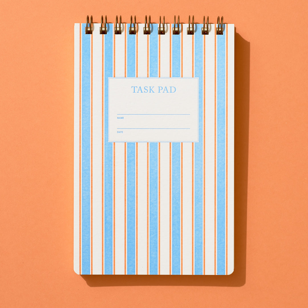 Task Pad Notebook - French Stripes