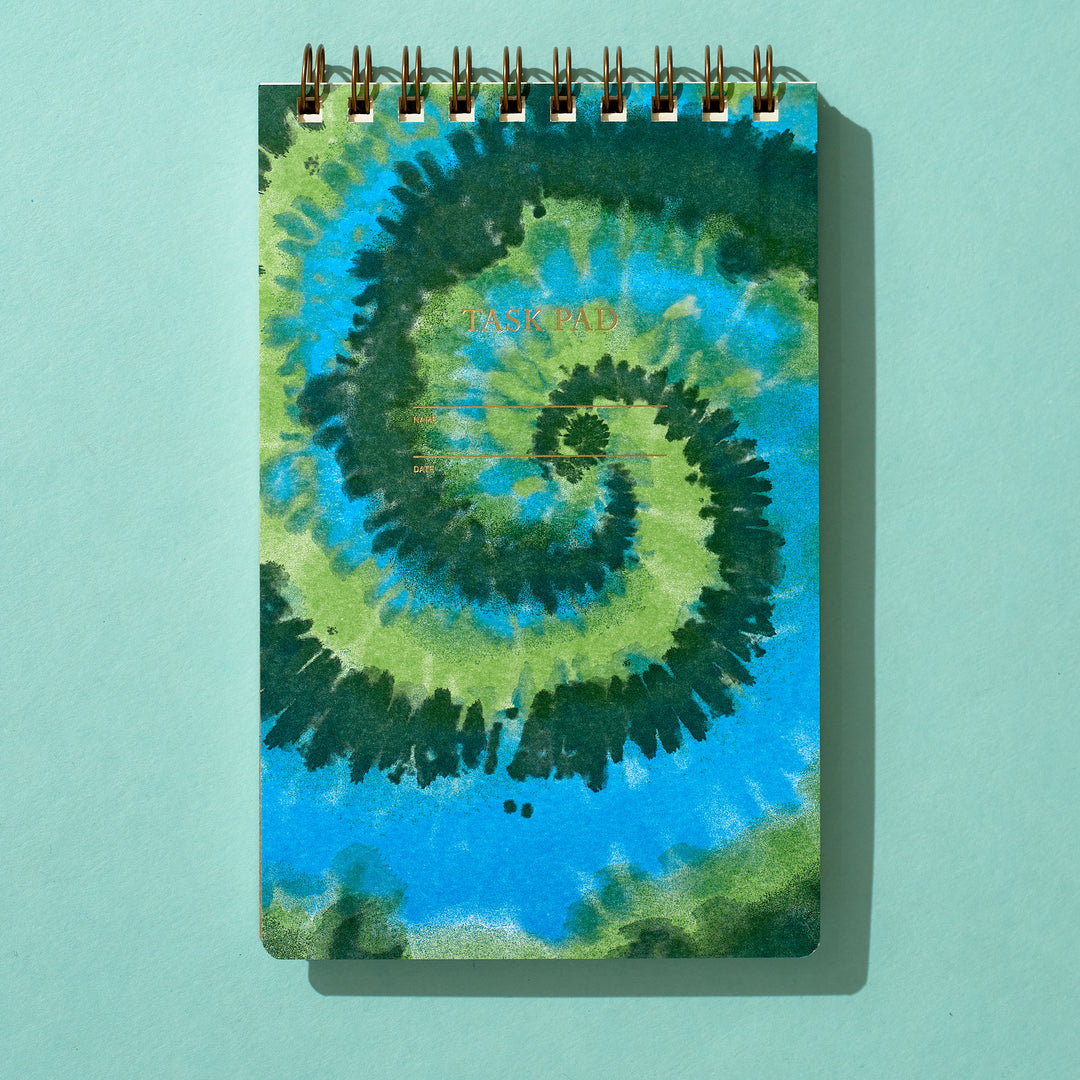 Task Pad Notebook - Tie Dye