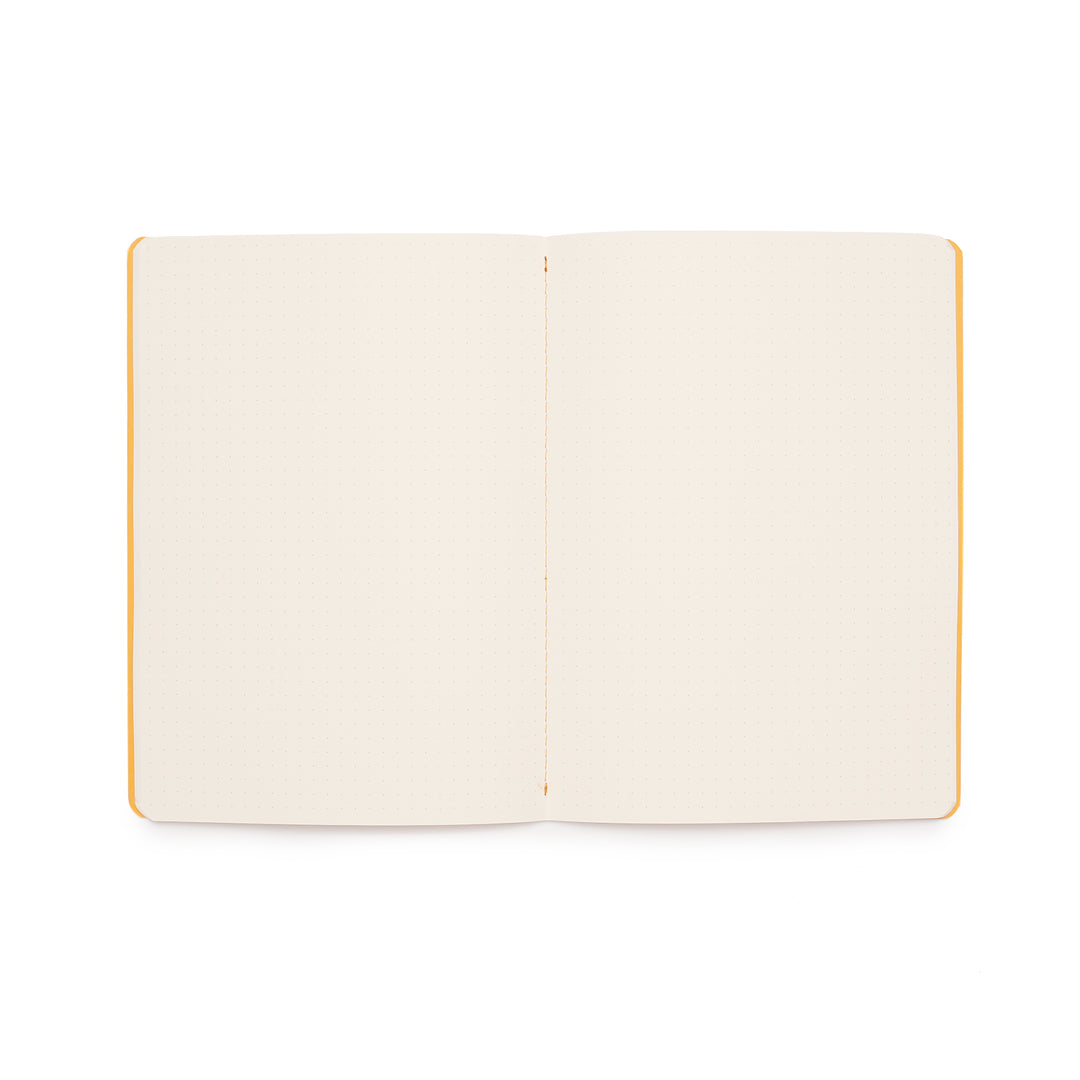 Rhodia A5 Tangerine Sewn-Spine Notebook - Dotted
