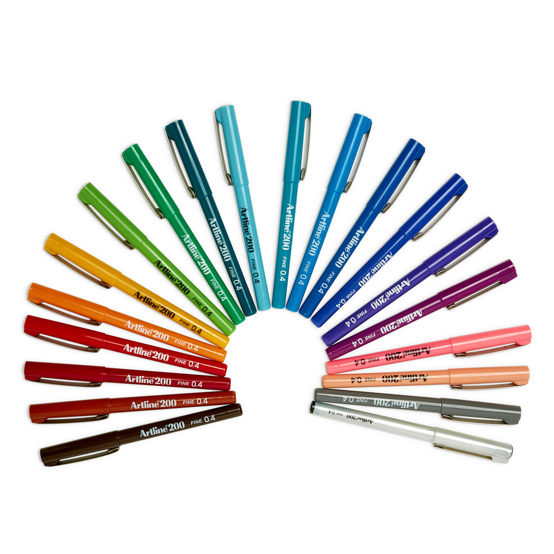 Artline 200 Sign Pen 0.4mm - Pink