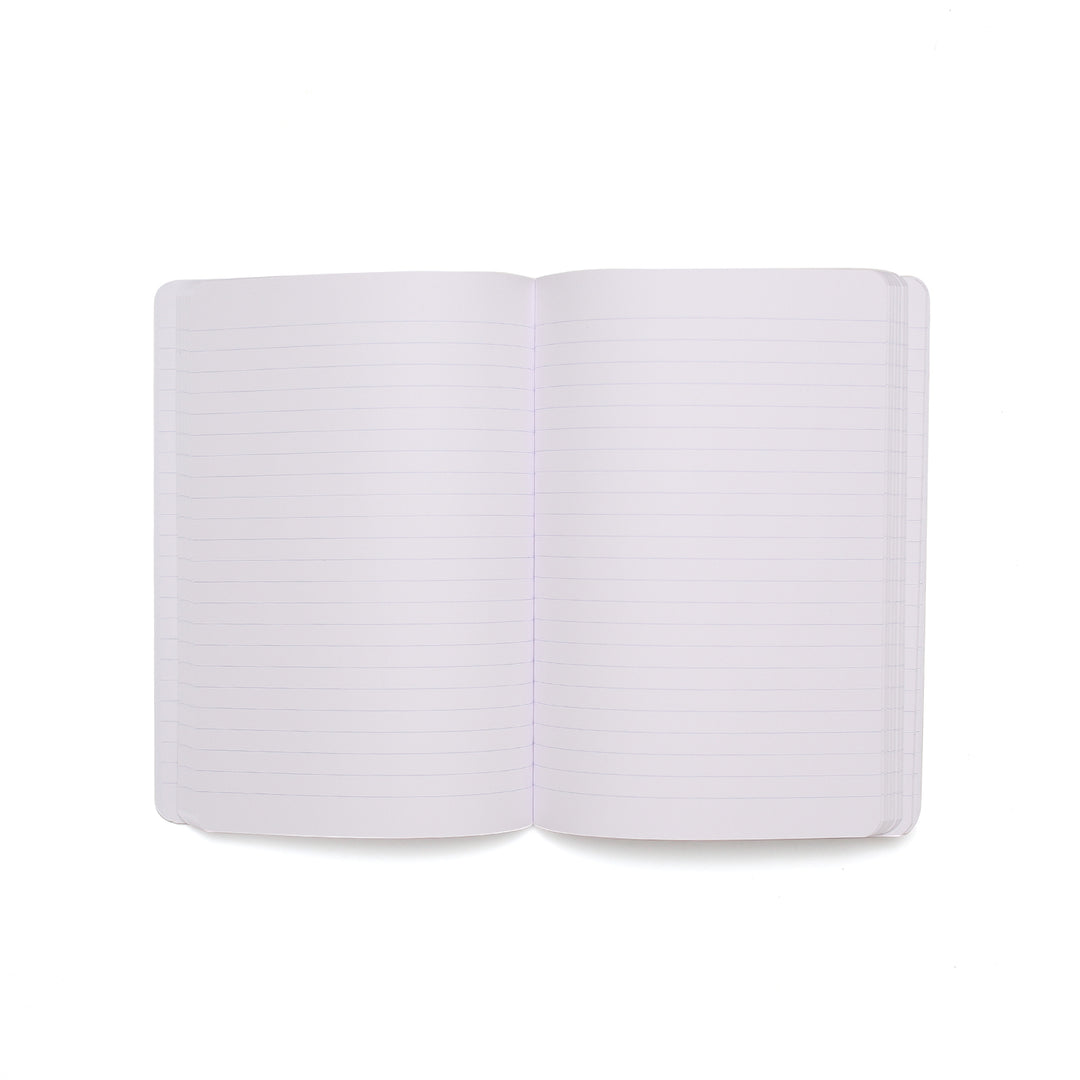 1951 A5 Lined Notebook - Black