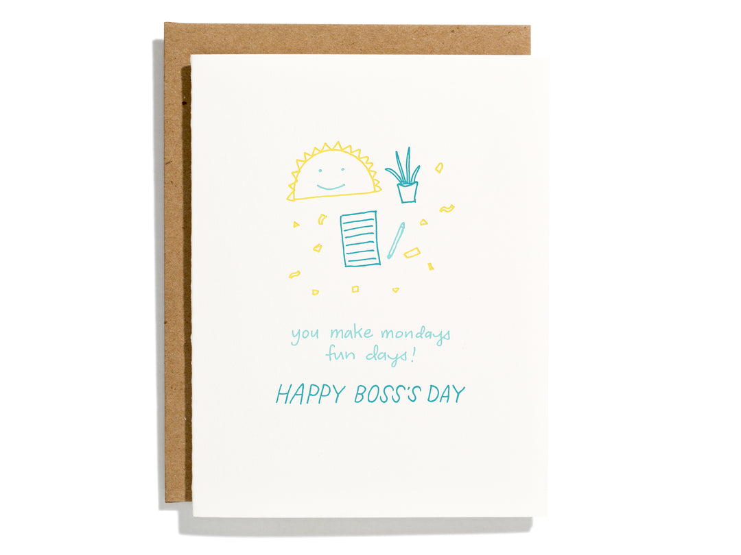 Mondays Fun Days Boss Day