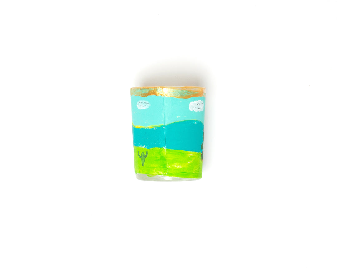 Cactus Farmer Votive Holder