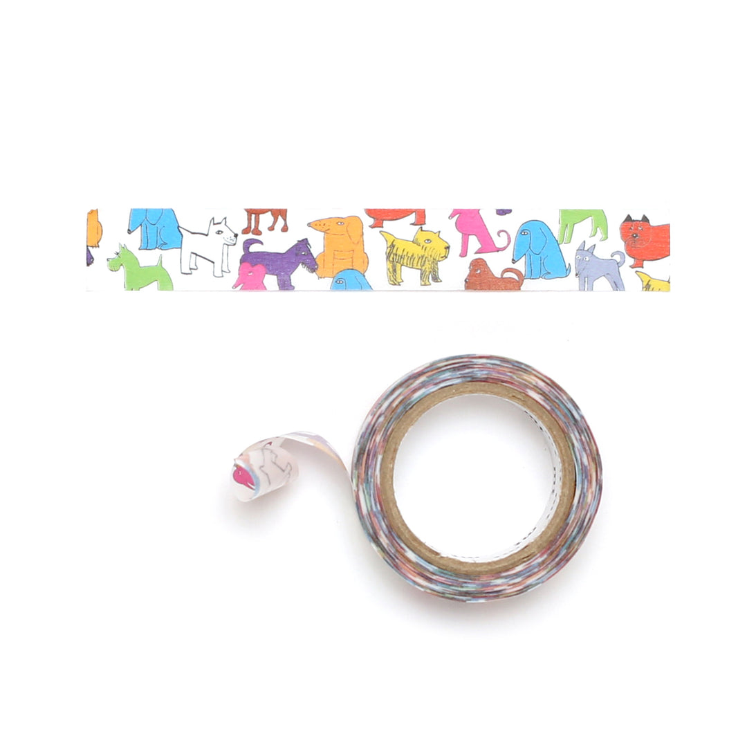 Colorful Dog Paper Tape