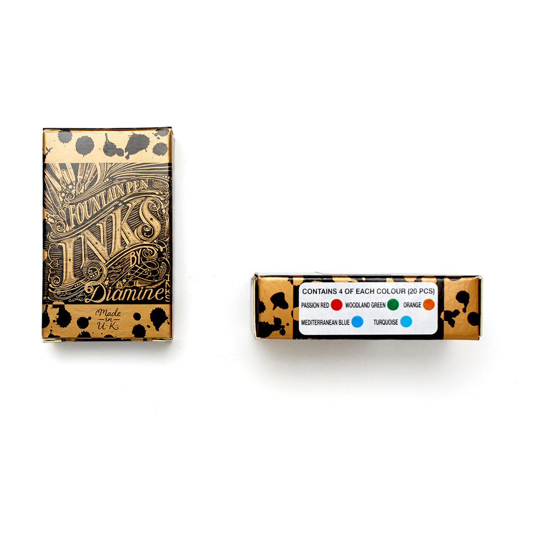 Diamine Fountain Pen Floral Cartridges