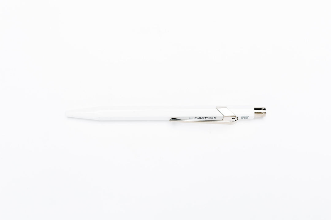 849 Ballpoint Pen Metal - White
