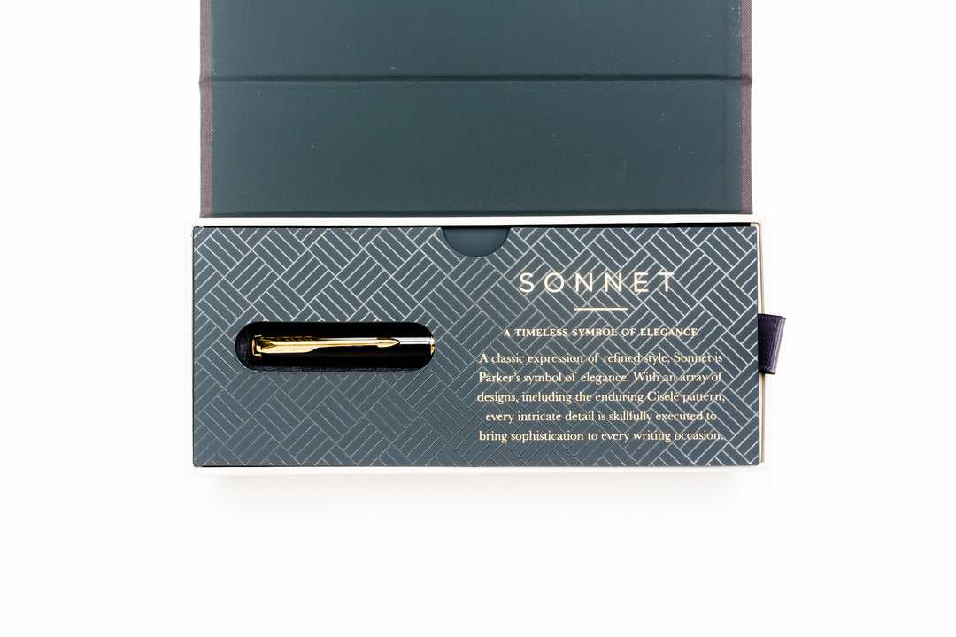Parker Sonnet Black Lacquer Fountain Pen
