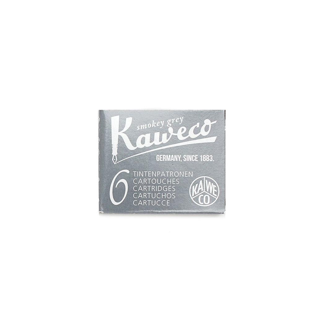Kaweco Fountain Ink Cartridge Refill (6 pk) - Smokey Grey