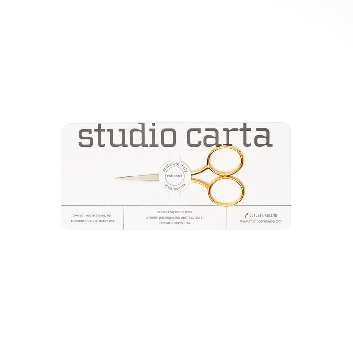 Medium Ribbon Scissors - Gold Handle
