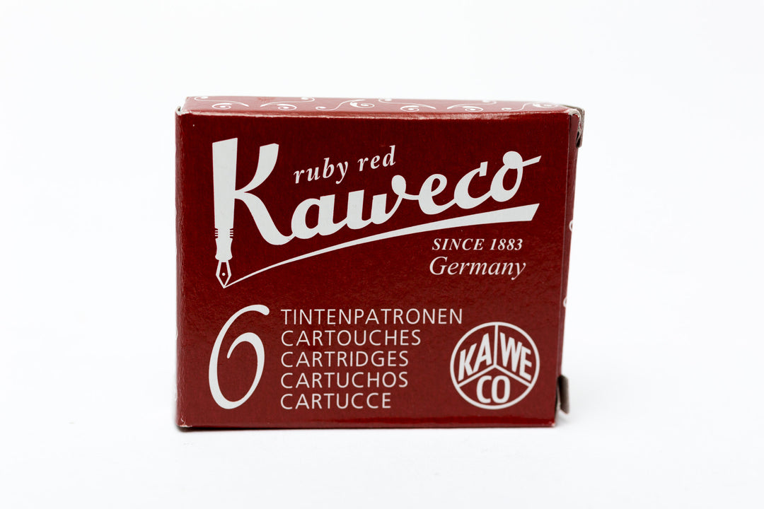 Kaweco Fountain Ink Cartridge Refill (6 pk) - Ruby Red