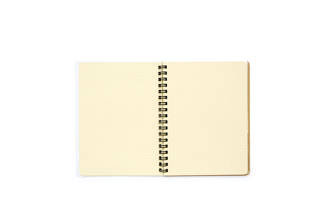 Rollbahn Spiral Notebook - Grid: Sky Blue