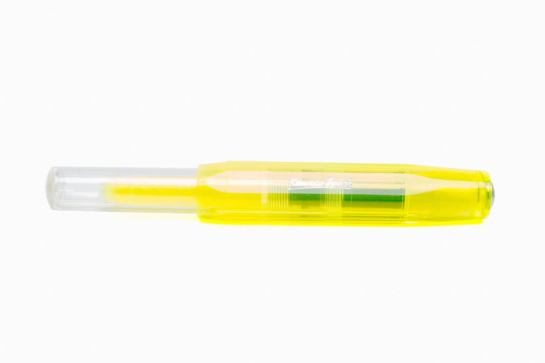 Kaweco Ice Sport Fountain Pen Glow Highlighter Yellow