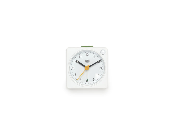 Braun Analog Travel Alarm Clock - White