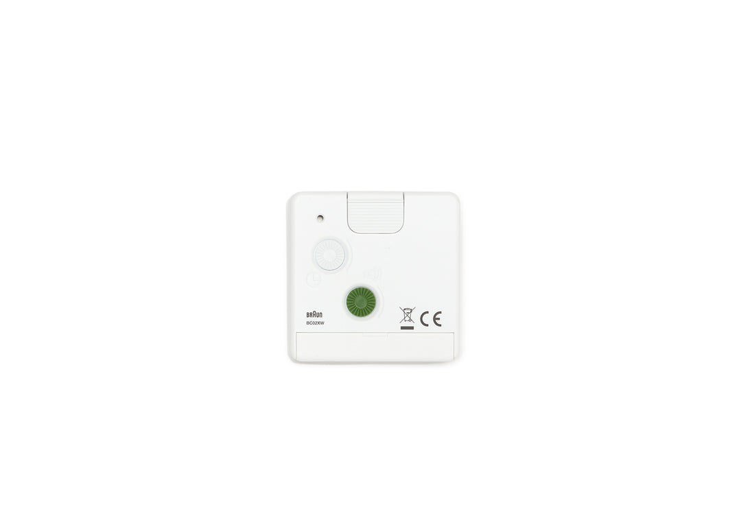 Braun Analog Travel Alarm Clock - White