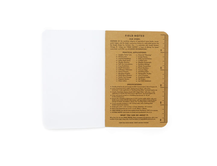 Field Notes Kraft Notebooks - Mixed