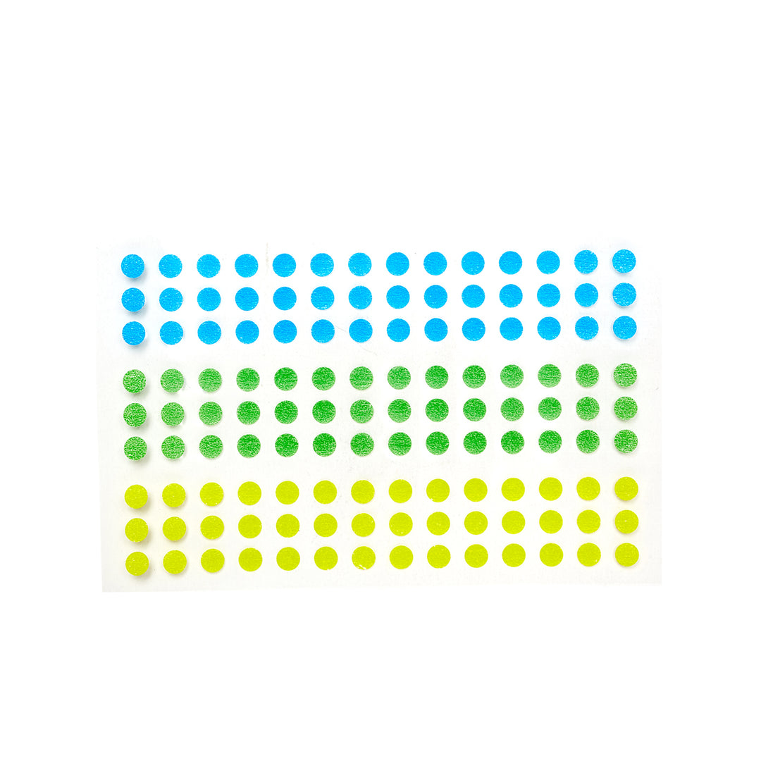 Stalogy Masking Tape Sticker Patches (5MM) - Yellow/Green/Blue