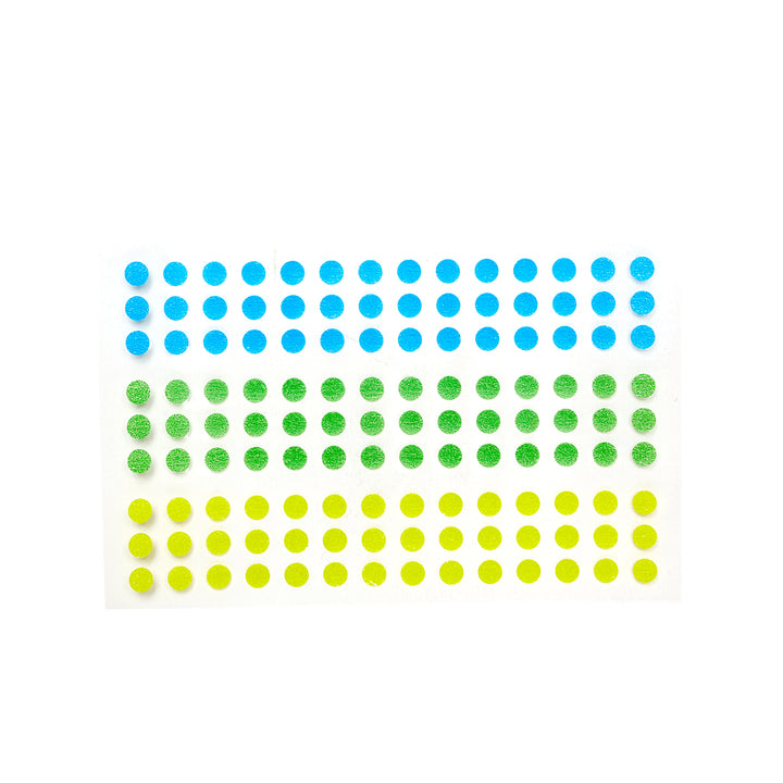 Stalogy Masking Tape Sticker Patches (5MM) - Yellow/Green/Blue